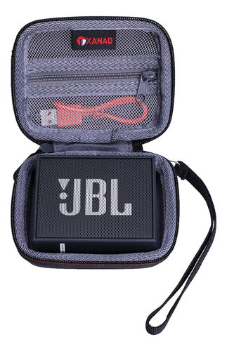 Xanad Hard Case For JBL Go 2 Speaker - Travel Carrying Storage Protective Bag Grey 1