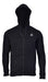 Topper Campera Frisado Essentials Hombre Negro 0