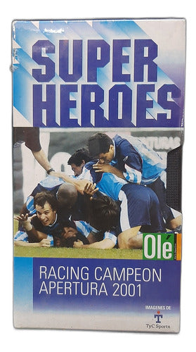 Olé! Racing Campeon 2001 Superheroes VHS New Original 0