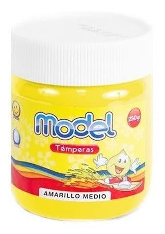 Model Tempera Pote 250 Grs Colores X Unidad Caballito 2