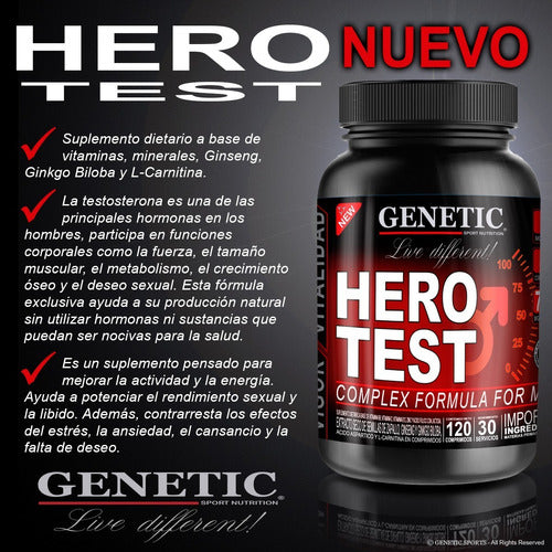 Genetic Pro Hormonal Eleva Testo Nitro Pump Growth Hero Test 4