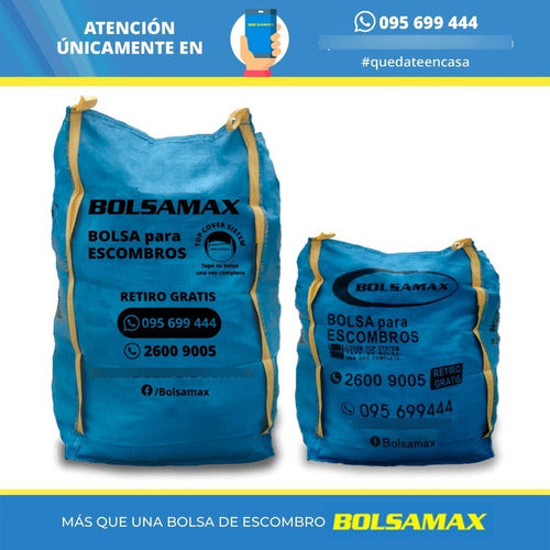 Bolsa Para Escombros 1,5 M3 Bolsamax - Retiro Gratis 1