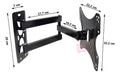 Generic Wall Mount Bracket for TV/Monitor 14-55 Black 5