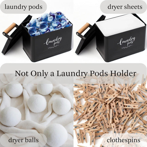 Perfnique Laundry Room Capsule Container and Organizer 4