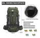 King'sguard 60L Hiking Backpack for Men 1