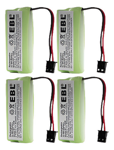 4 X 900mah Batería 2.4v Hogar Para Uniden Bt-1021 1025 Bt Bt 0