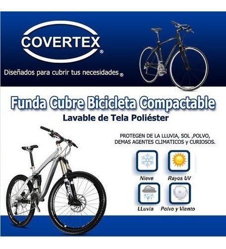 Funda Bici Bicicleta Tela Impermeable, No Son De Plastico 6