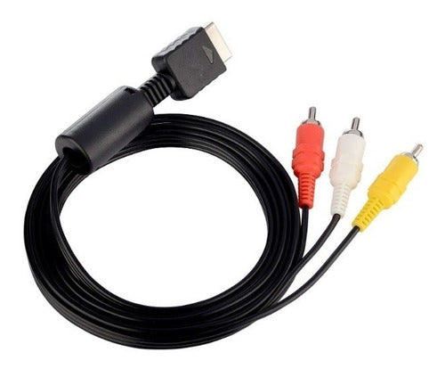 PS3 RCA AV Audio and Video Cable - PlayStation 1, 2, 3 0