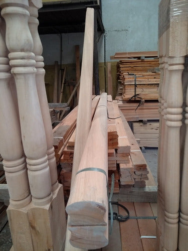 Maderafed Tornado Column 3x3x1m Eucalyptus for Stairs 2