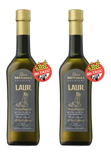Laur Gran Mendoza Extra Virgin Olive Oil 500cc x2 Pack 0