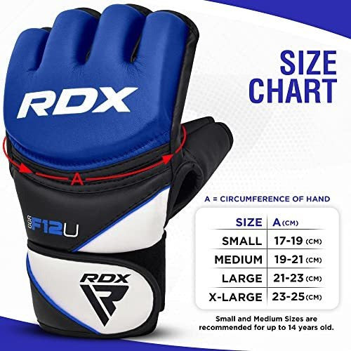 RDX Guantes Para Artes Marciales MMA RDX Maya Medium Azul 5