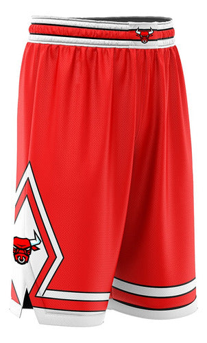 Kapho Short Basquet Chicago Bulls Red Niños 1