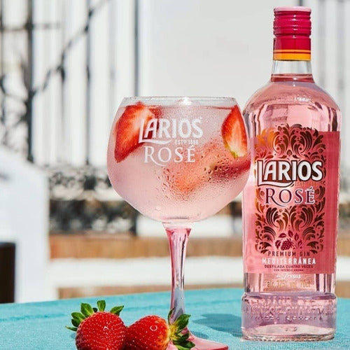 Larios Rosé Mediterranean Gin Box X6u 700ml Premium 4