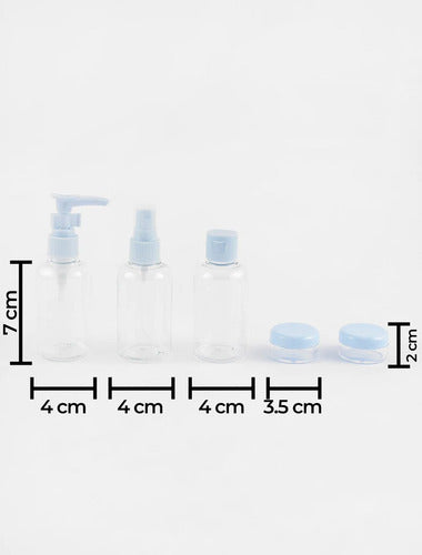 MAS Accesorios Travel Bottle Dispenser Set - Containers for Refills 2