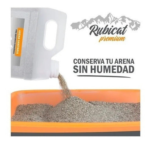 Piedritas Para Gatos Aglomerante Rubicat Premium 22kg Persa 2