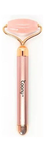 Coony Energy Beauty Roller Massage Quartz Rose Vibrator 1