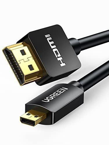 Cable Micro Hdmi A Hdmi 4k 60hz Arc Para Raspberry Gopro 3mt 0