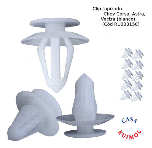 Clips Grampa Panel Interior Chevr Corsa, Astra, Classic X 10 1