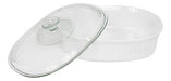 Corningware Cacerola Ovalada De 2-1 / 2 Cuartos Con Tapa De 0