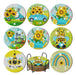 Xefinal Diamond Painting For Cute Coasters 8pcs. Design 01 0