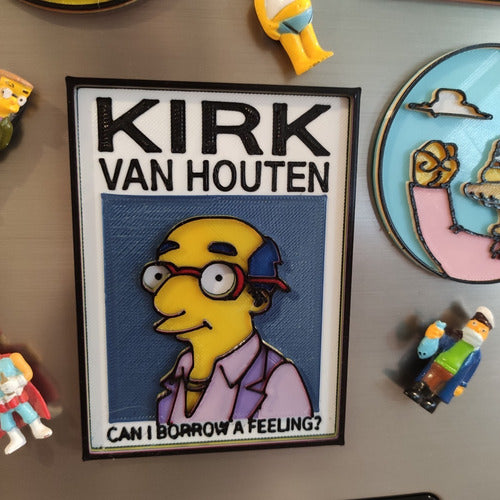 PlasticMonkey.3D Kirk Van Houten Decorative Magnet - 3D Printed 1