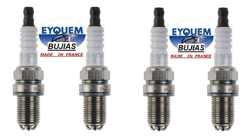 Eyquem Spark Plugs for Peugeot/Citroen/Renault/Volkswagen (Set of 4) 0