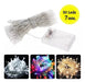 LED Rice String Lights 7m 50 Lights Battery Operated Decorative Garland 5