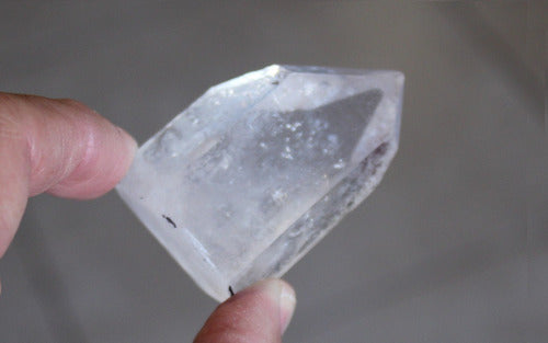 Natural Crystal Quartz Master Point on Flat Base - 5.5 cm x 3.0 cm 2