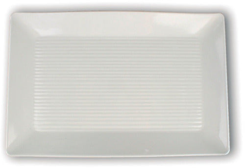 Dolsan White Melamine Tray 29.7 X 19.5 X 2.5 Cm SJ4034 0