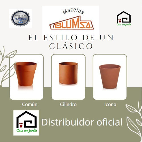 Platos Para Macetas N 18 Barro Blum 4