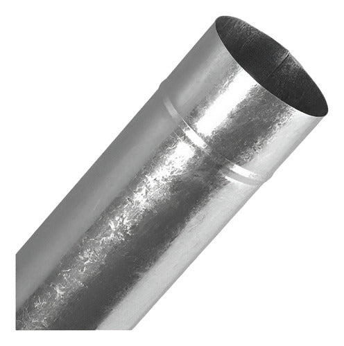 ZInc 4-Inch Galvanized Steel Ventilation Pipe 0