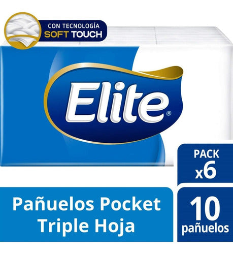 Pack of 20 Elite Triple Ply Disposable Tissues 2