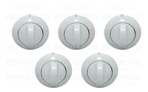 Longvie Knob Set 560 - 5 White Units 4