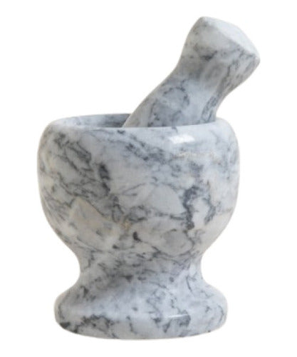 Gray Marble Mortar 10x15cm with Pestle by Mish 0
