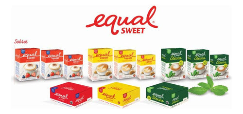 Equalsweet Stevia Sobres X 400 (pack X 6 Cajas) 1