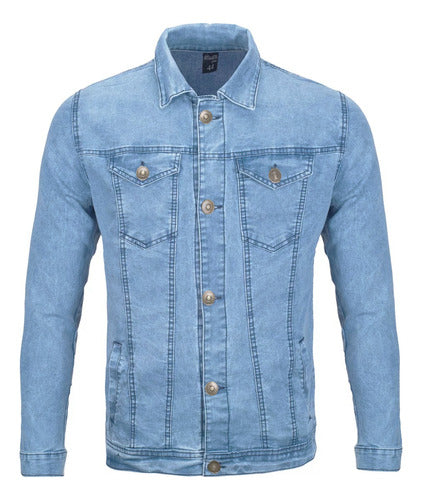 Irnaes Jean Campera Jean Hombre Celeste 0