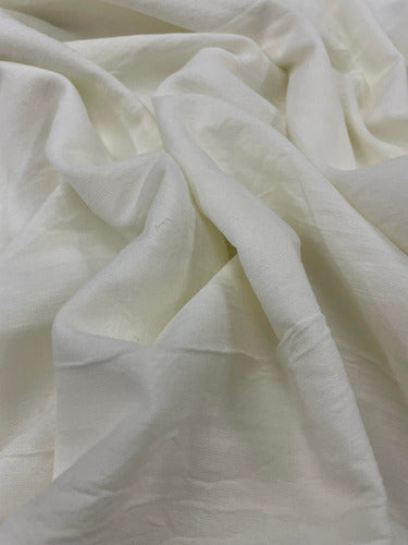 Rustic Cotton Gauze Curtain Fabric - 1 Meter 4