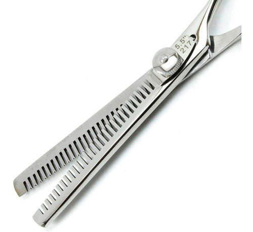 Professional Hair Thinning Scissors 5.5'' Sensei Cobalt Hairdressing 1