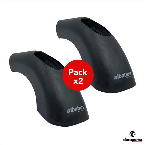 Albatros Nova Pack X2 Plastic End Caps for Roof Railing 1