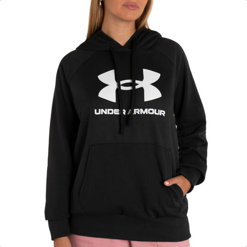 Under Armour Rival Fleece Big Logo Frisado Wns Training 0