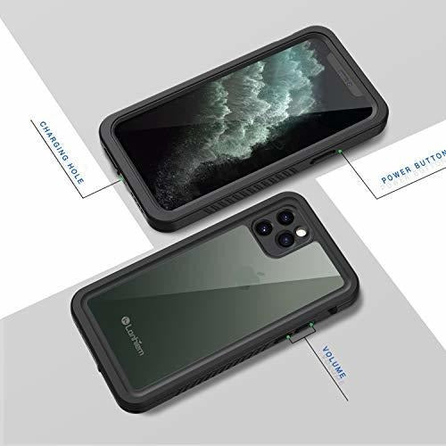 Lanhiem Carcasa Para iPhone 11 Pro (5.8 Pulgadas, Color Negro) 5