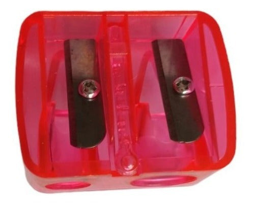 MAS Double Sharpener for Makeup Plastic 1