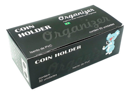 2 Cx Coins Holder Organizer 17,5mm 0