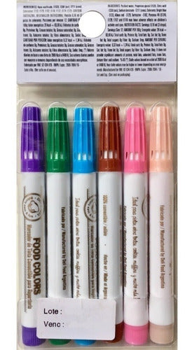 Edible Ink Markers x 6 Units Deli & Arts 2