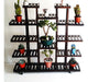 Wooden Plant Stand with Wheels Pot Holder J6 Shelves 0