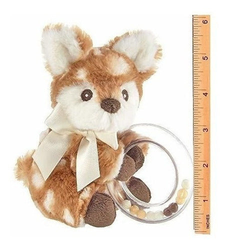 Bearton Baby Lil Willow Plush Fawn Shaker Toy Sonajero, 5 Pu 2