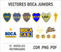 Vectores Boca Juniors 12 Diseños Sublimación Dtf Cdr Pdf Png 0