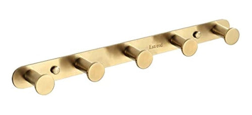 Estrend - Brushed Gold Towel and Key Hook Rack 0