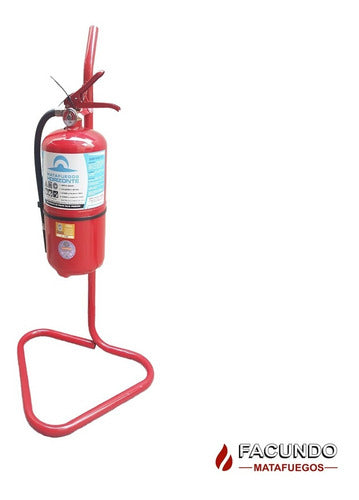 FACUNDO MATAFUEGOS Reinforced Pedestal Support for Fire Extinguishers 2.5 to 10kg 2