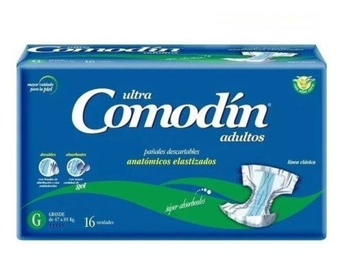 Comodín Ultra Anatomical Adult Diapers Large X80 Units 1